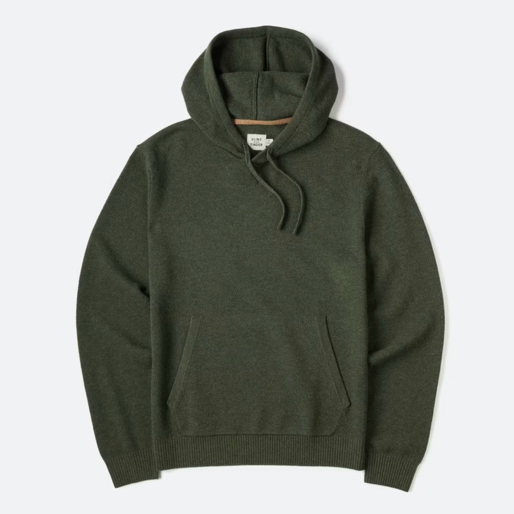 Flint and Tinder Fine Merino Sweater Hoodie